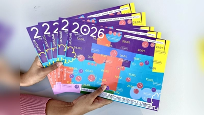 Funktioniert so ähnlich wie ein Adventskalender: der Mitmach-Kalender zum 7. Markt für Engagement in Hadern. (Foto: Barbara Donaubauer)