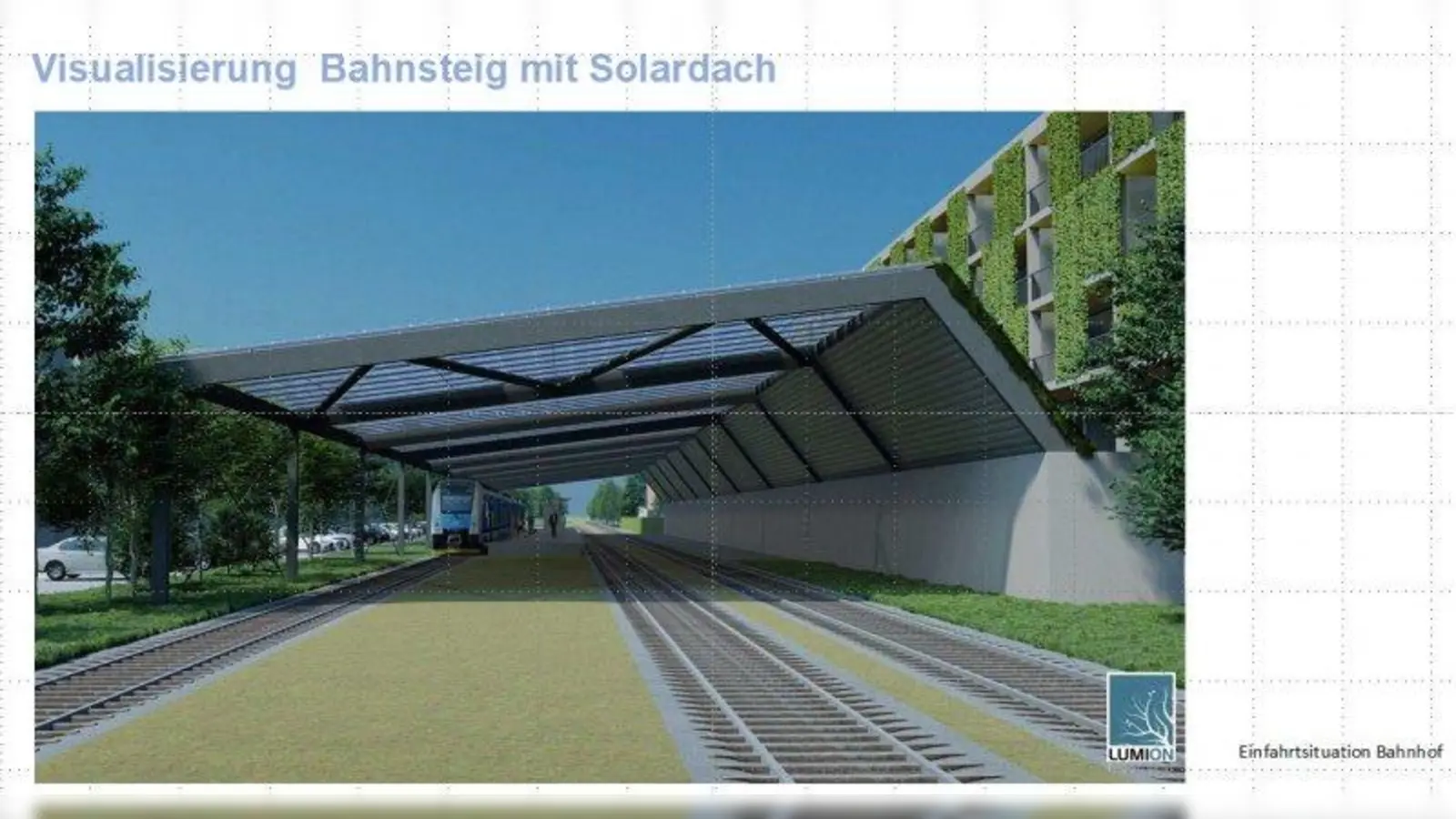 So könnte die Situation am Bahnhof Aubing gelöst werden. (Foto: plan.ed GmbH)