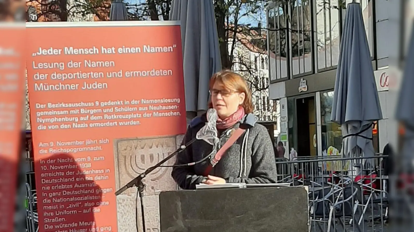 Anna Hanusch, Vorsitzende des Bezirksausschusses Neuhausen-Nymphenburg, wird wie in den Vorjahren Grußworte zur Gedenkveranstaltung für jüdische Bürger sprechen. (Archivbild: pr)