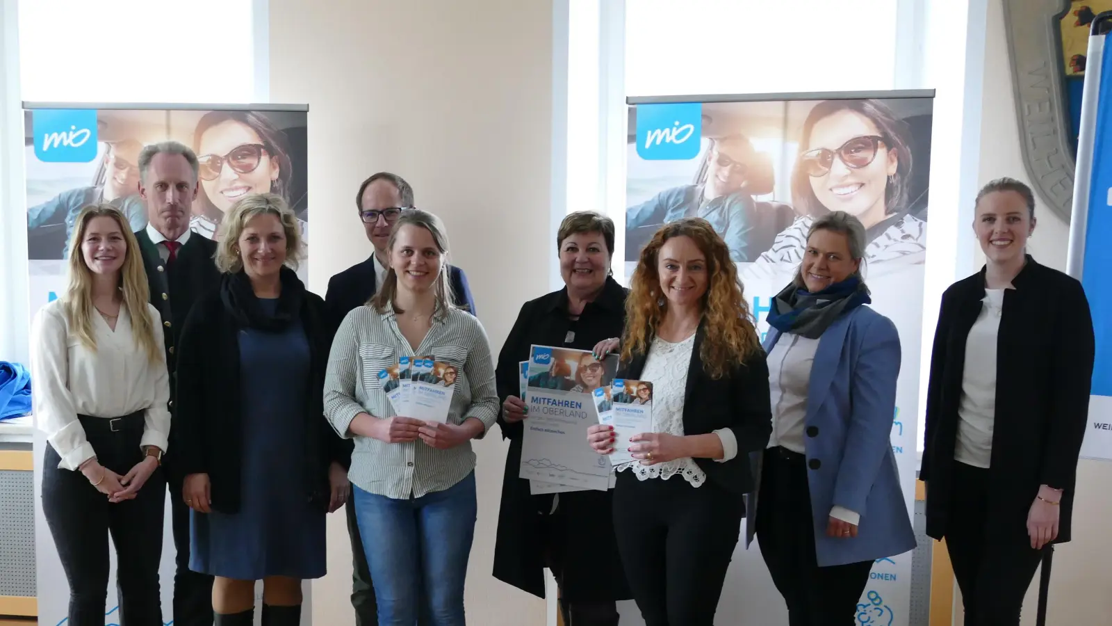 Am 20. April wurde die MiO-Plattform in Landratsamt vorgestellt. Die Testphase erfolgt im Mai in Weilheim und Schongau. (Foto: Landratsamt)