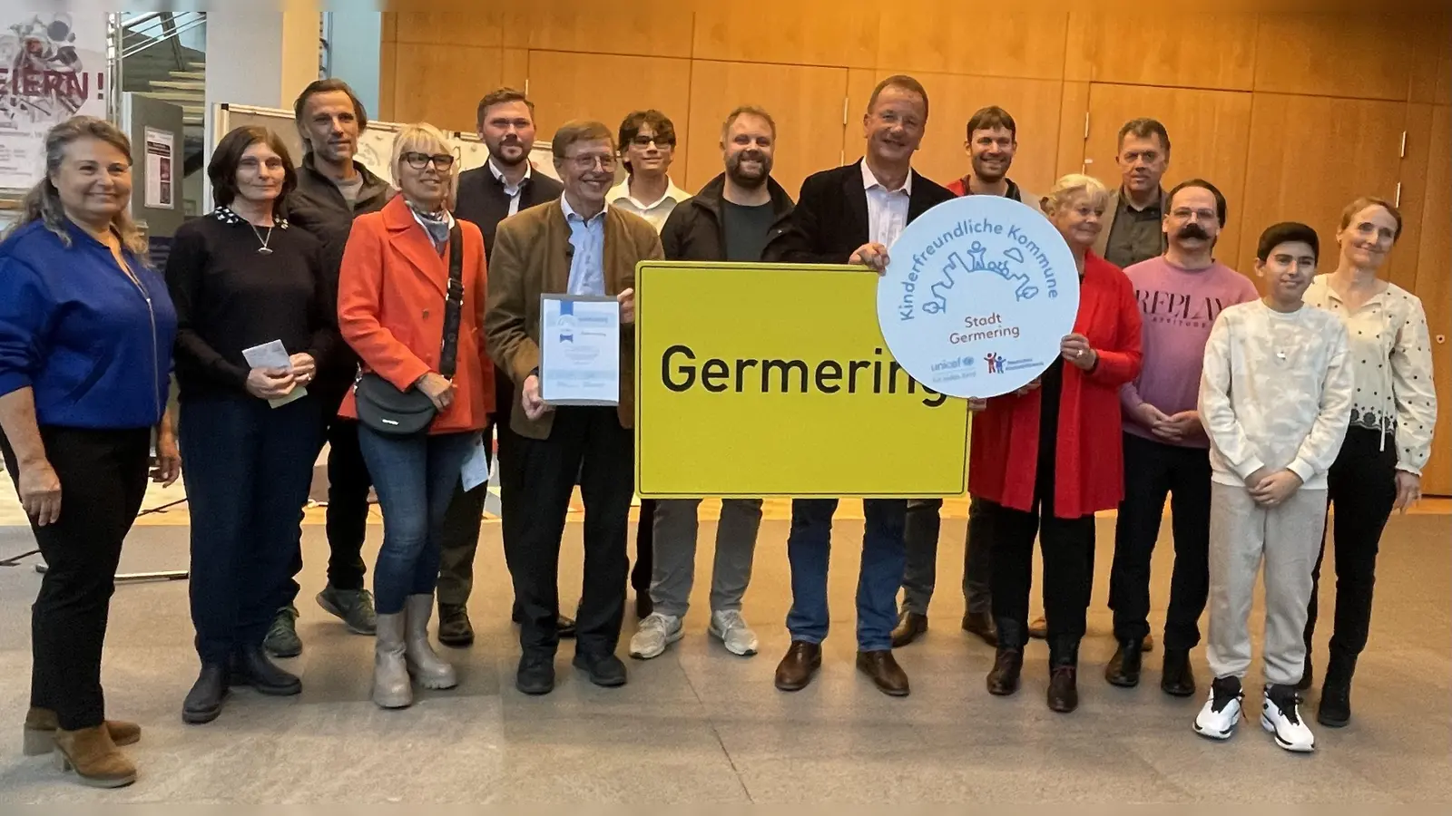 Germering hat das Siegel „Kinderfreundliche Kommune” bekommen. (Foto: pst)