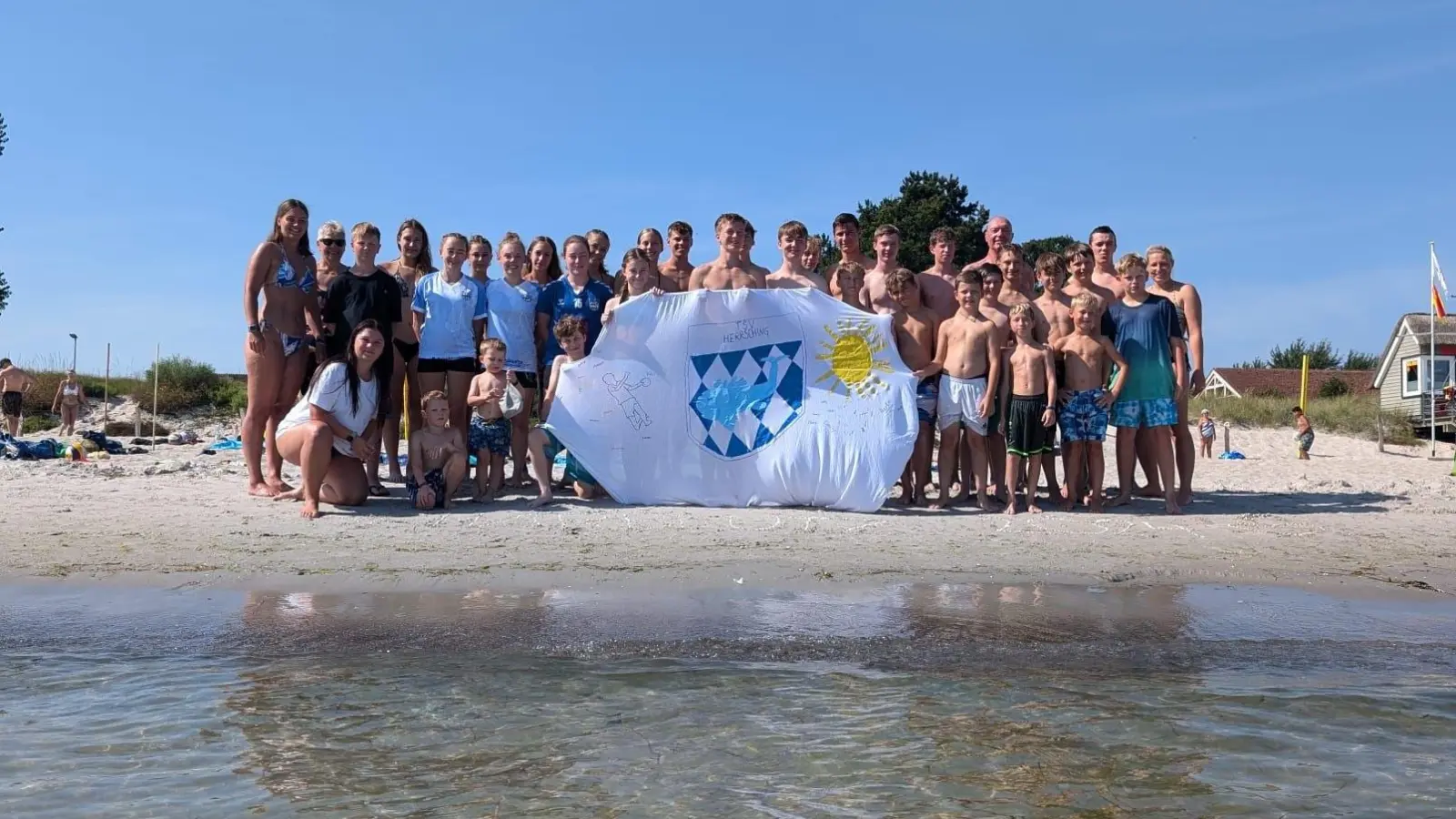 Die Jugendlichen hatten viel Spaß an der Ostseeküste. (Foto: TSV Herrsching/ Handball)