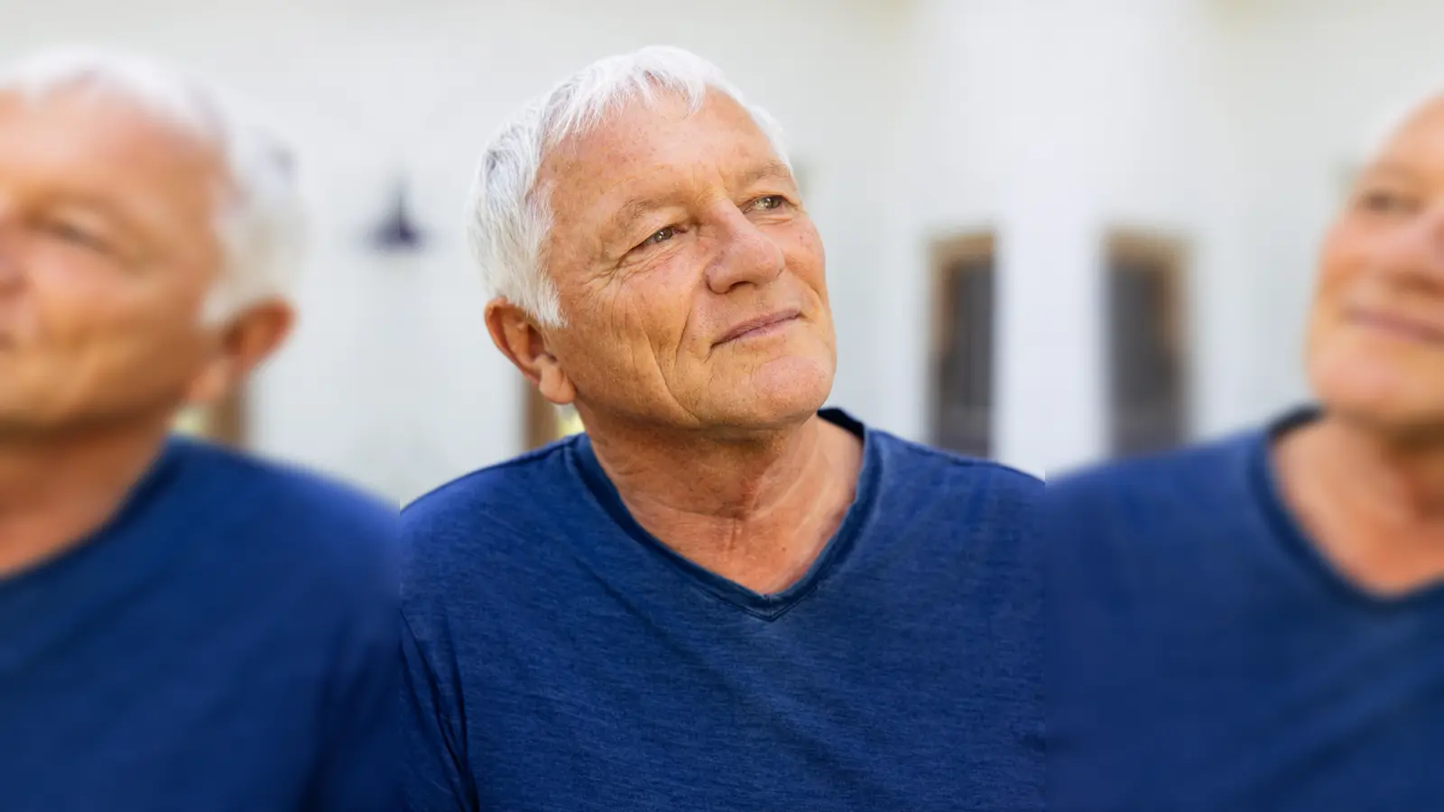Josef Brustmann liest aus seinem Roman „Jeder ist wer”. (Foto: Thomas Dashuber)
