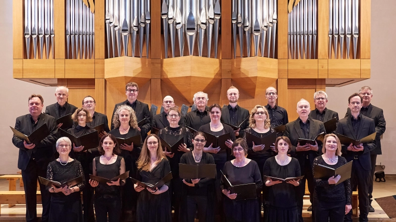 Die Arcis-Vocalisten singen in der Himmelfahrtskirche Sendling. (Foto: German Heinicke)