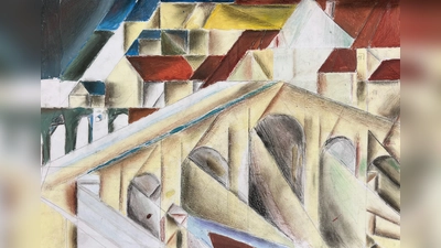Diese Brücke nach Lyonel Feininger ist das Werk von Leo Zhu. (Foto: Korbinian Jaud)