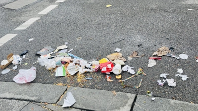 Beim Ramadama wird achtlos weggeworfenem Müll der Kampf angesagt.  (Foto: hw)