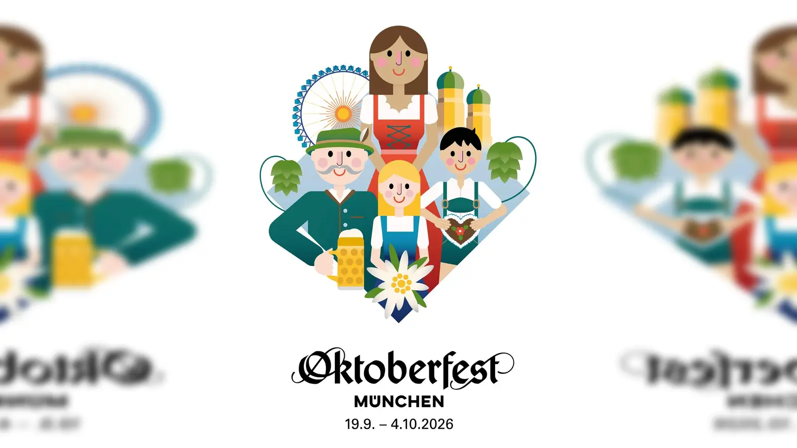 Noch bis Sonntag kann online ausgewählt werden, welches Motiv heuer für das Oktoberfest werben soll. Insgesamt 89 stehen zur Auswahl. (Foto: LHM/Ref. f. Arbeit und Wirtschaft)