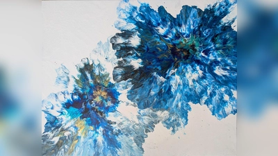 „Blue-Flowers” von Mary Gazea. (Foto: Mary Gazea)