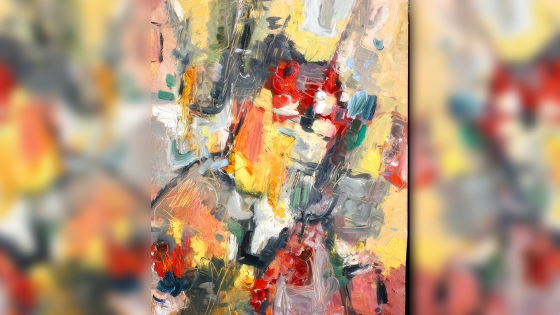 Eine Auswahl seiner Werke zeigt Klaus Bäulke in Schloss Blutenburg. (Foto: Klaus Bäulke)