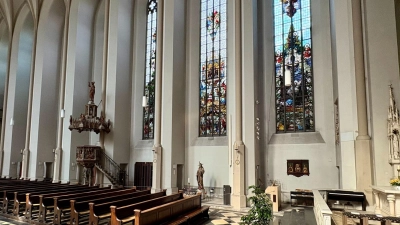 Die Deutsche Stiftung Denkmalschutz fördert die Glasrestaurierungsmaßnahmen in der Kirche St. Johann Baptist mit 50.000 Euro. (Foto: Deutsche Stiftung Denkmalschutz/Siebert)