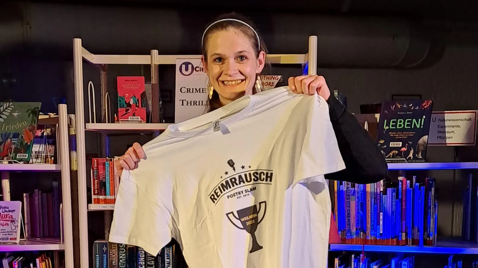 Gewinnerin Sissy Schneider. (Foto: Stadtbücherei)