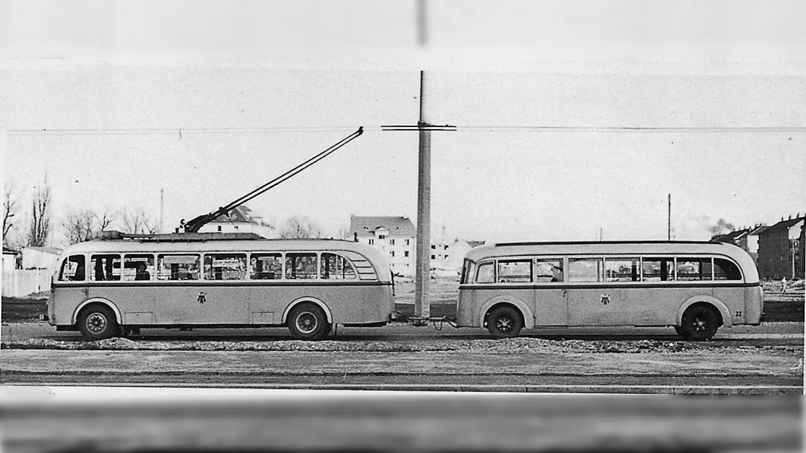 In München fuhr einmal ein „Stangerlbus”. (Foto: SWM)