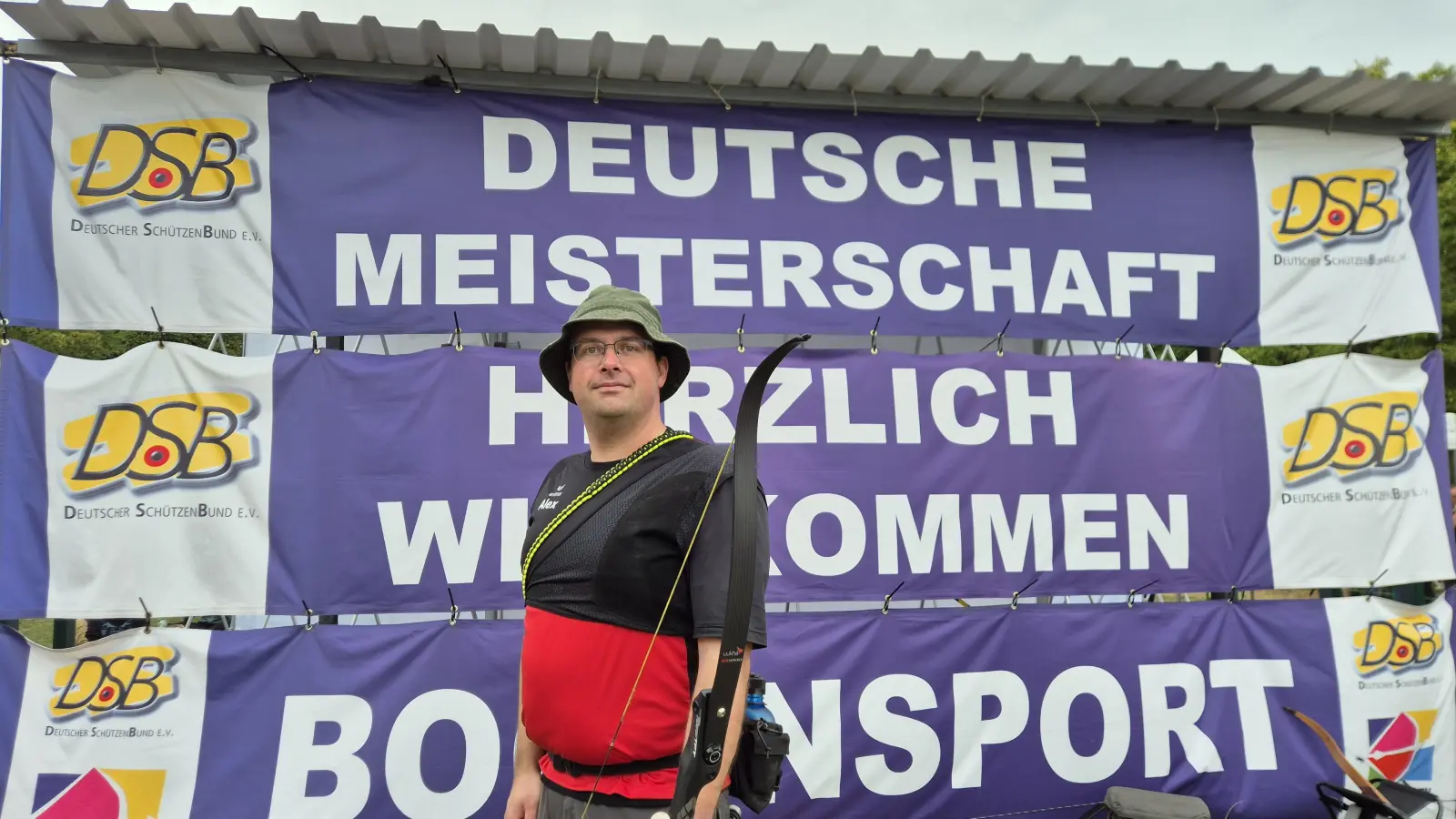 Alexander Asselborn, von den 1. Dachauer Bogenschützen, wird deutschlands sechstbester 3D Bogenschütze. (Foto: TSV Dachau)