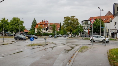 Ab 3. August ist der Kreuzungsbereich zwischen Bahnhofstraße, Wasserburger Straße und Waldluststraße nur eingeschränkt befahrbar. (Foto: Stadt Haar)
