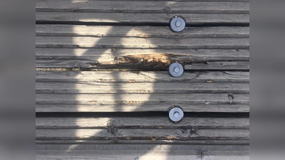 Kaputte Stellen Flauchersteg. (Foto: lsc)