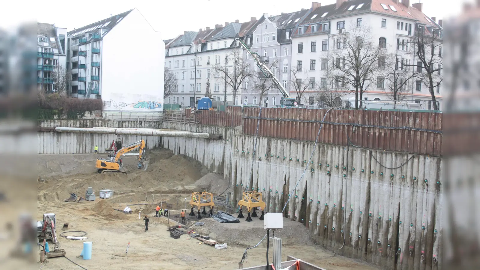 Das Sendlinger Loch umittelbar vor den Feiertagen. (Foto: job)