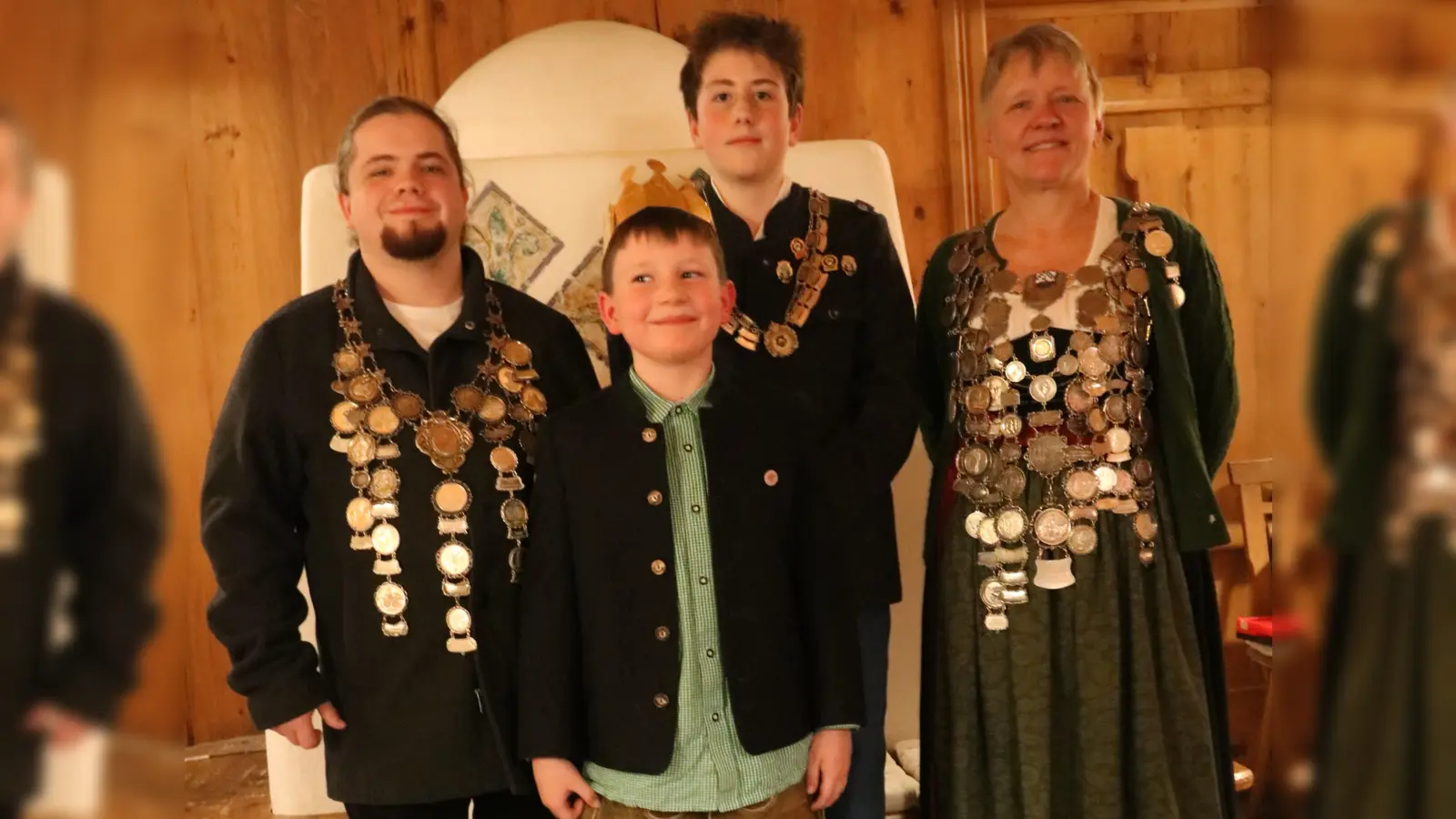 Maximilian Huber, Oskar Zeigermann, Benedikt Binder und Kathrin Förster (von links). (Foto: Benjamin Trebbin)