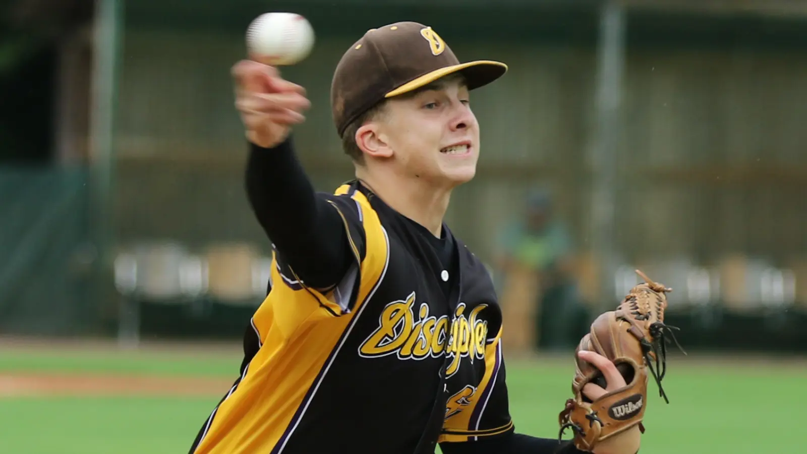 Moritz Broske legte mit seinem Pitching den Grundstein zum Erfolg, ehe sein Grandslam-Homerun im 8. Inning den Sieg sicherte. (Foto: Michael Greisinger)