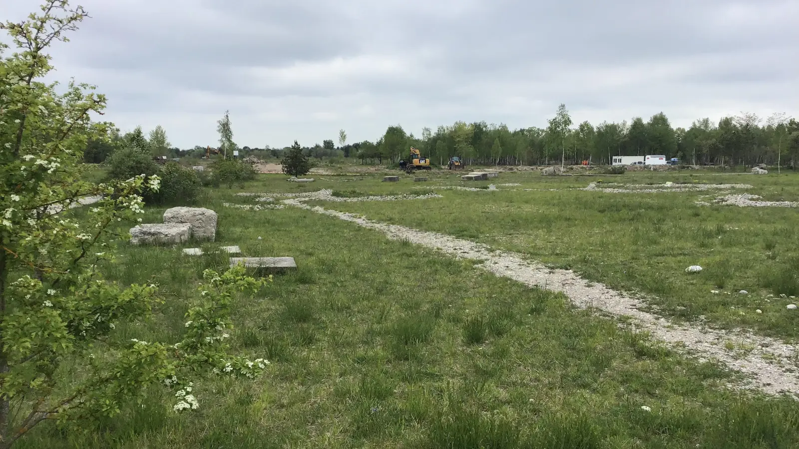 Bei schönem Wetter werden die Übungen draußen durchgeführt.  (Foto: Daniel Mielcarek)