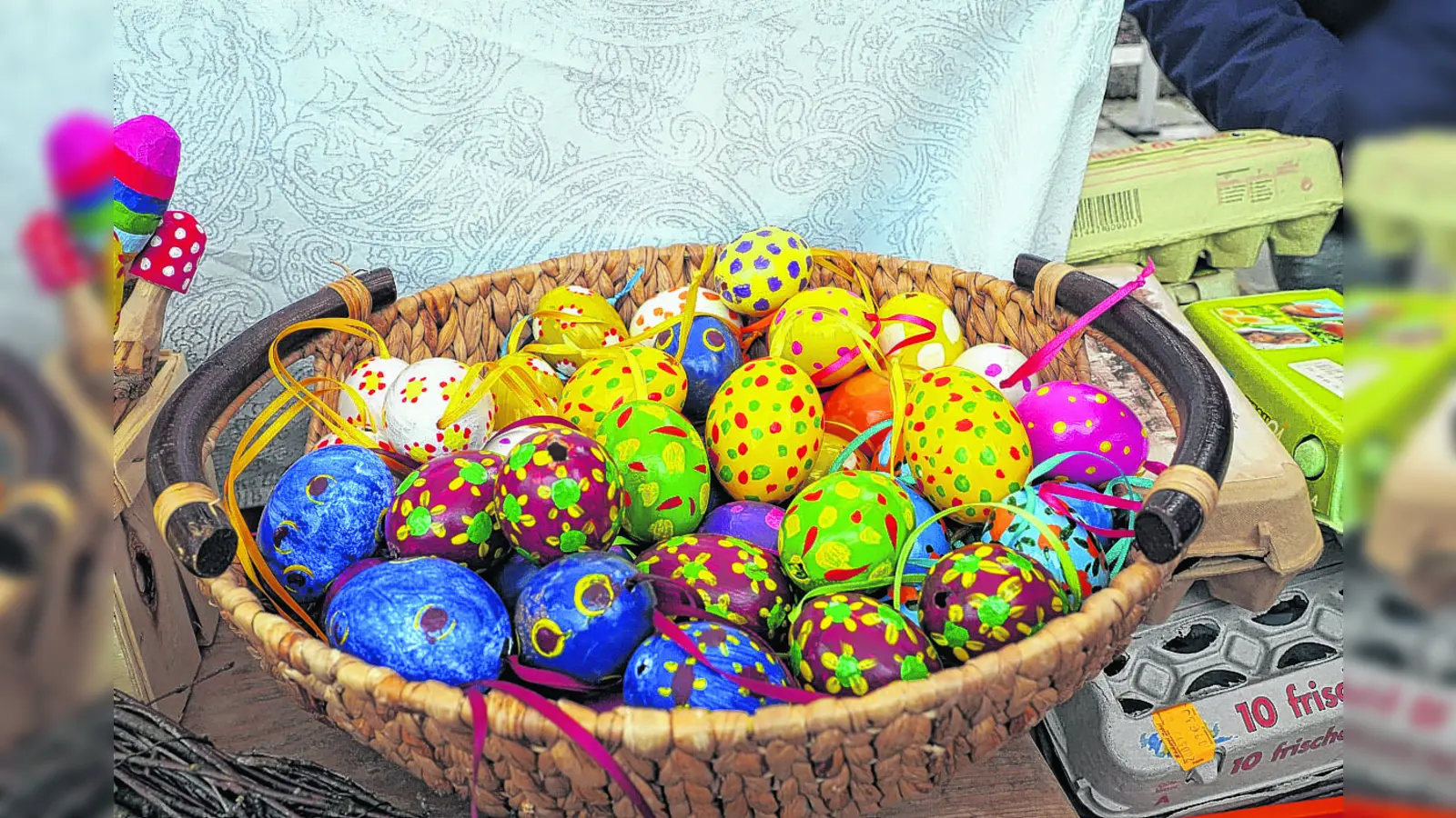 Osterbasteln im Schnitzl- und Hendlhaus am 12. April ab 16 Uhr. (Foto: P. Steipe)