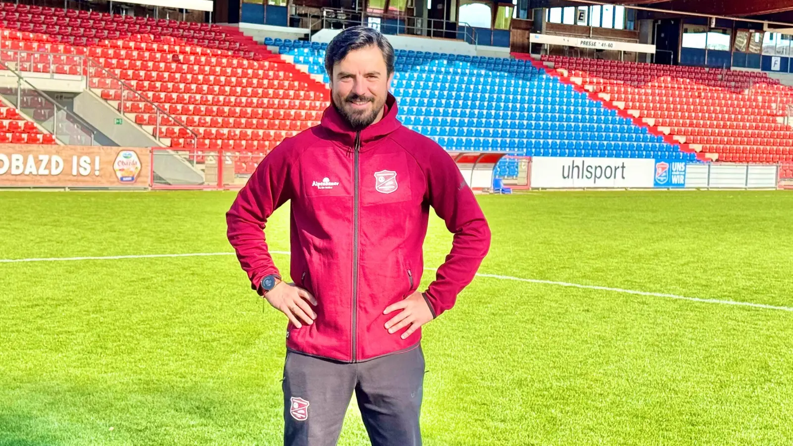 Befördert: Vitali Matvienko, bisher U16-Trainer der SpVgg Unterhaching, komplettiert als Cheftrainer das Trainerteam der Profis. (Foto: SpVgg Unterhaching)