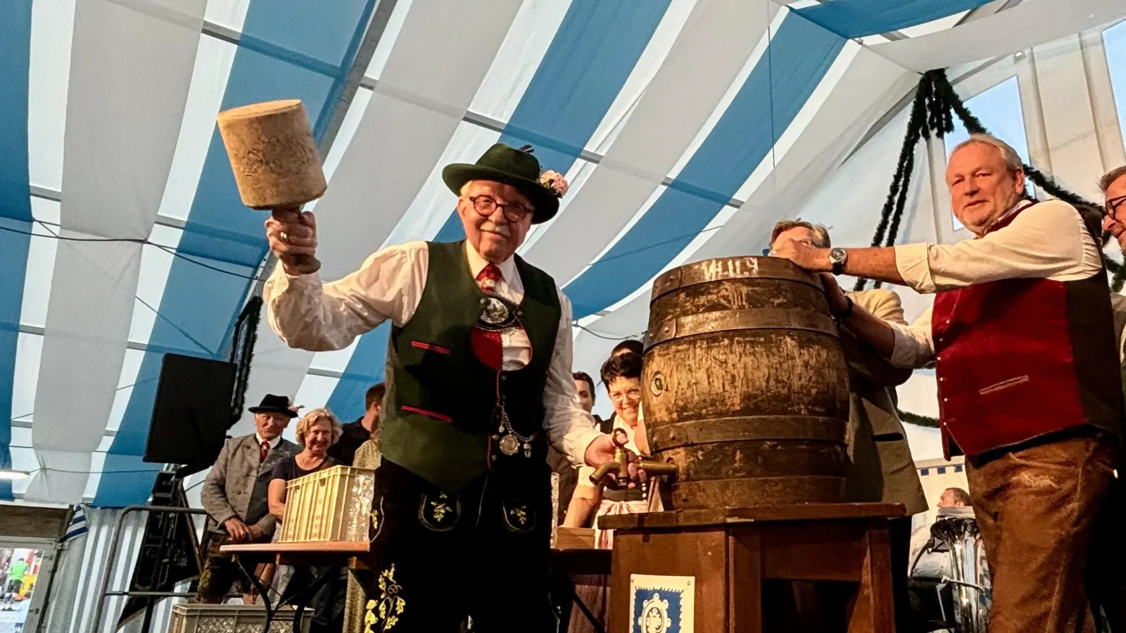 Schirmherr Otmar Bernard wird auch in diesem Jahr das Aubinger Herbstfest eröffnen. (Foto: Ulrike Seiffert)