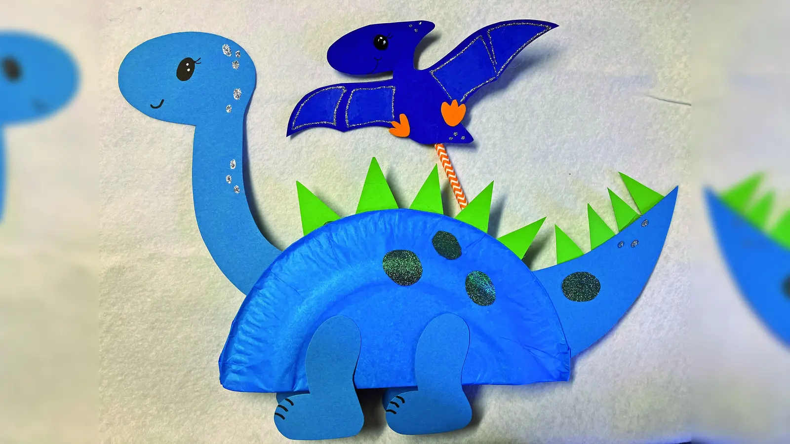 Bastelideen rund um die Dinosaurier bietet das Feierwerk in den Ferien. (Foto: Feierwerk)