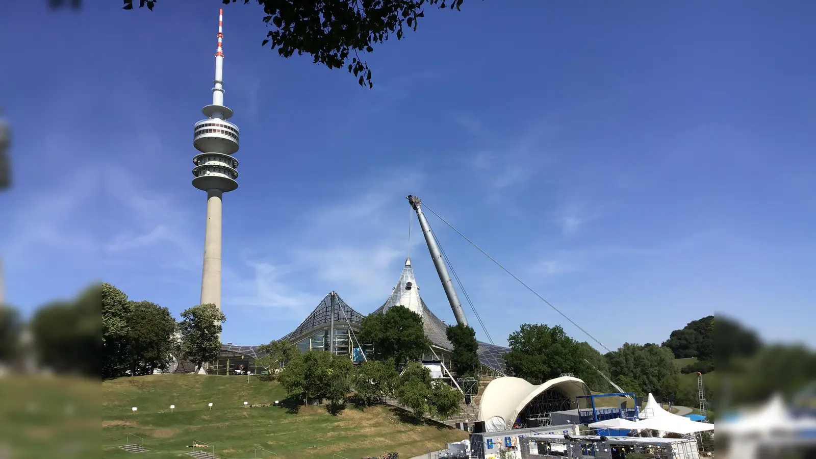 Der Olympiapark hat München einen "neuen Anstrich" verpasst. (Foto: Daniel Mielcarek)