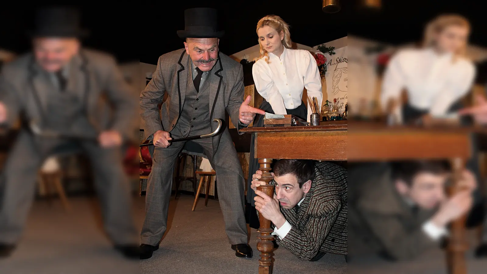 Die brandneue Komödie der Iberl Bühne, „Adele Spitzeder oder wia ma 's Spui spuit”, verbindet geschickt Historie mit Fiktion, gewürzt mit eigens komponierten Musiknummern. (Foto: © Iberl Bühne)