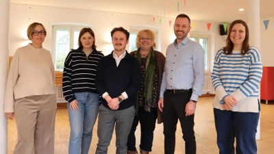 Das Organisationsteam der Freiwilligenmesse Moosach freut sich auf viele interessierte Besucherinnen und Besucher: Katrin Dyballa, Isabel Metzger, Konstantin Kretschmer, Andrea Schnurrer, Dominik Grimm und Christina Kühnhauser.  (Foto: mha)
