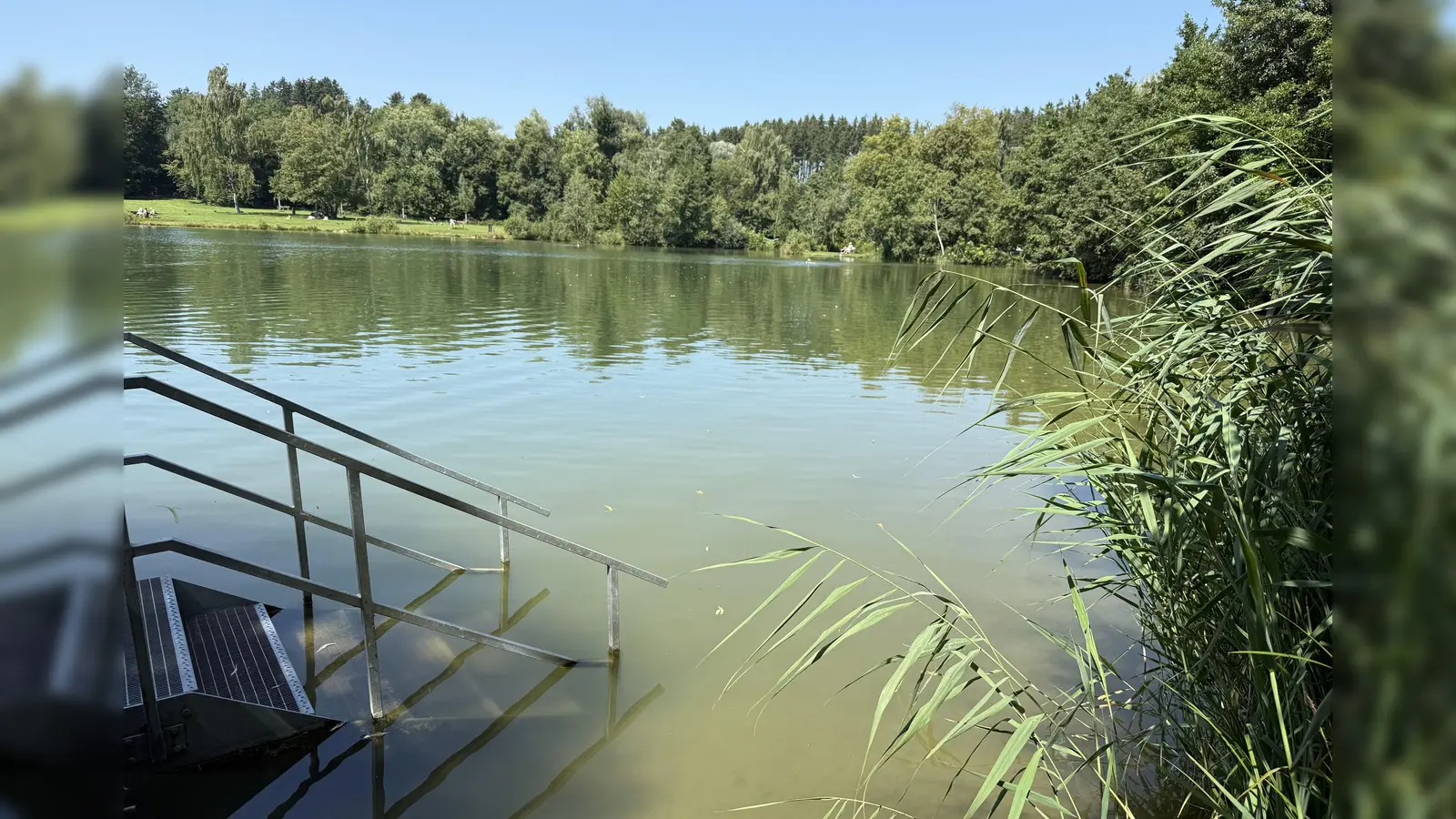Der behindertengerechte Zugang in den Germeringer See. (Foto: pst)