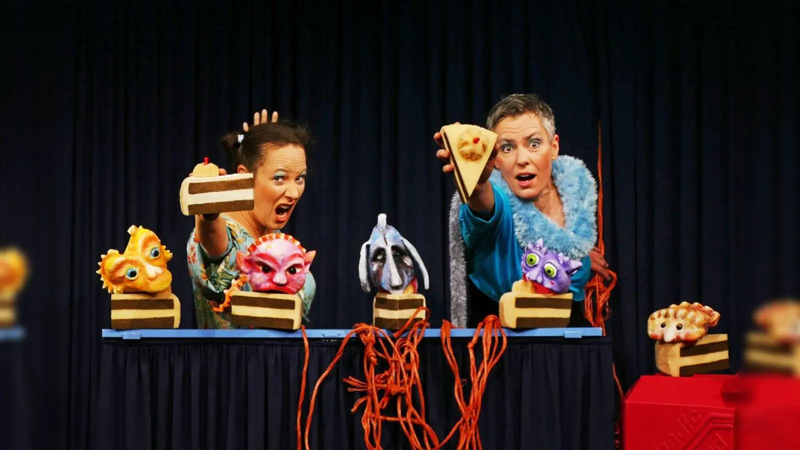 Das Ensemble „die exen” erzählt Kindern viel über Gefühle. (Foto: Conny Haufe)