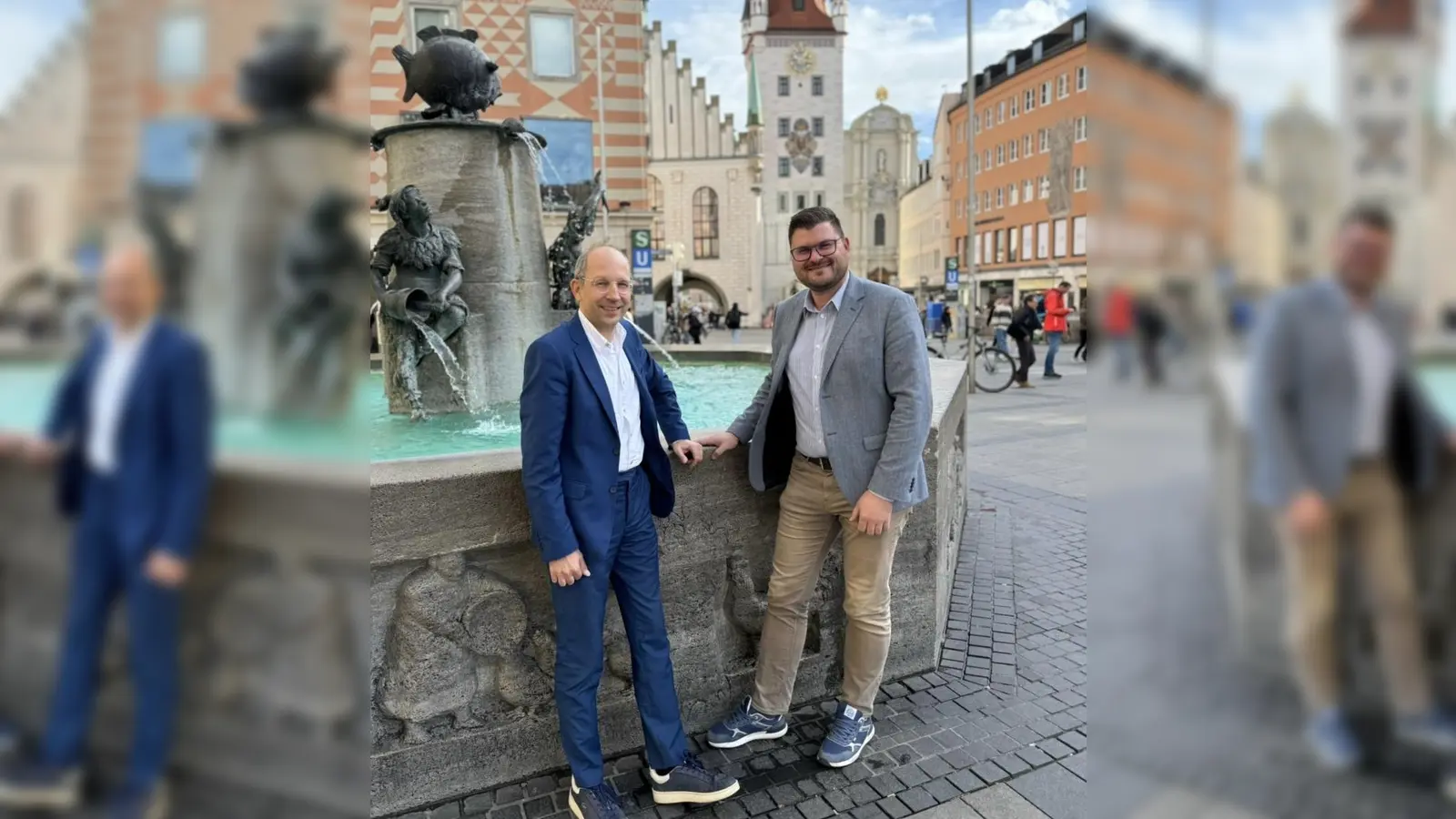Aus dem Münchner Westen in den Stadtrat: Mit Nikolaus Gradl für Freiham und Sebastian Kriesel (r.) für Aubing bewerben sich gleich zwei Lokalpolitiker für den Münchner Stadtrat.  (Foto: us)