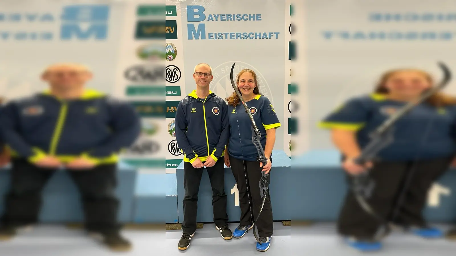 Andrea Horwath mit Trainer Manfred Horsch (Foto: SG Hechendorf-Güntering)