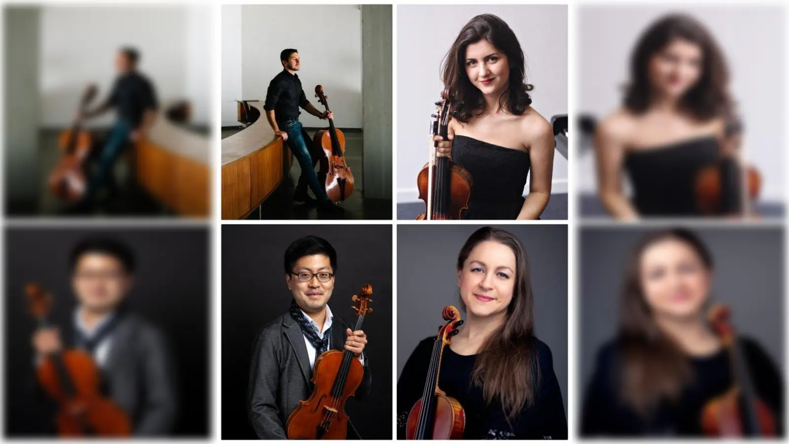 Jeanette Pitkevica (Violine), Dumitrita Gore, (Violine), Taihei Wada (Bratsche) und Jerar Yuzengidzhyan (Violoncello) spielen Werke von Rachmaninow, Dvorak und Borodin. (Foto: Jeanette Pitkevica)