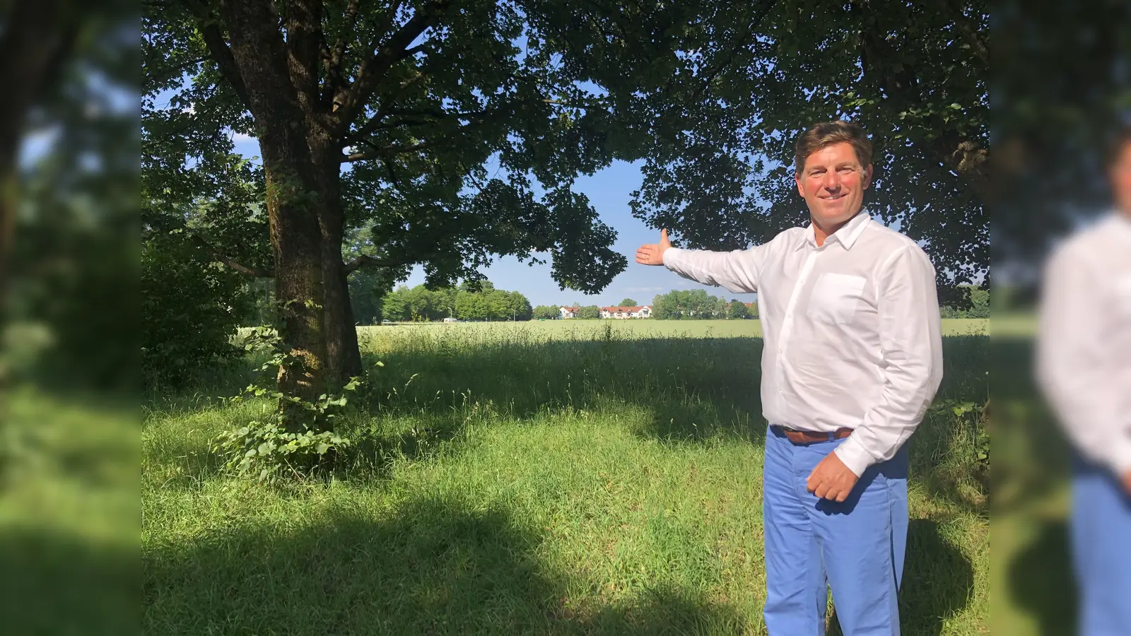 Landschaftlich traumhaft gelegen, hier soll das neue Taufkirchner Altenheim und mehr entstehen, so Bürgermeister Ullrich Sander - bereits im Jahr 2020. (Archivbild: hw)