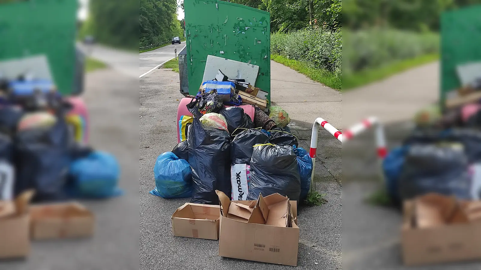 Dieser Zustand soll Anwohnern nicht mehr zugemutet werden. Jetzt wird die Wertstoffinsel geschlossen. (Foto: AWISTA-Starnberg )