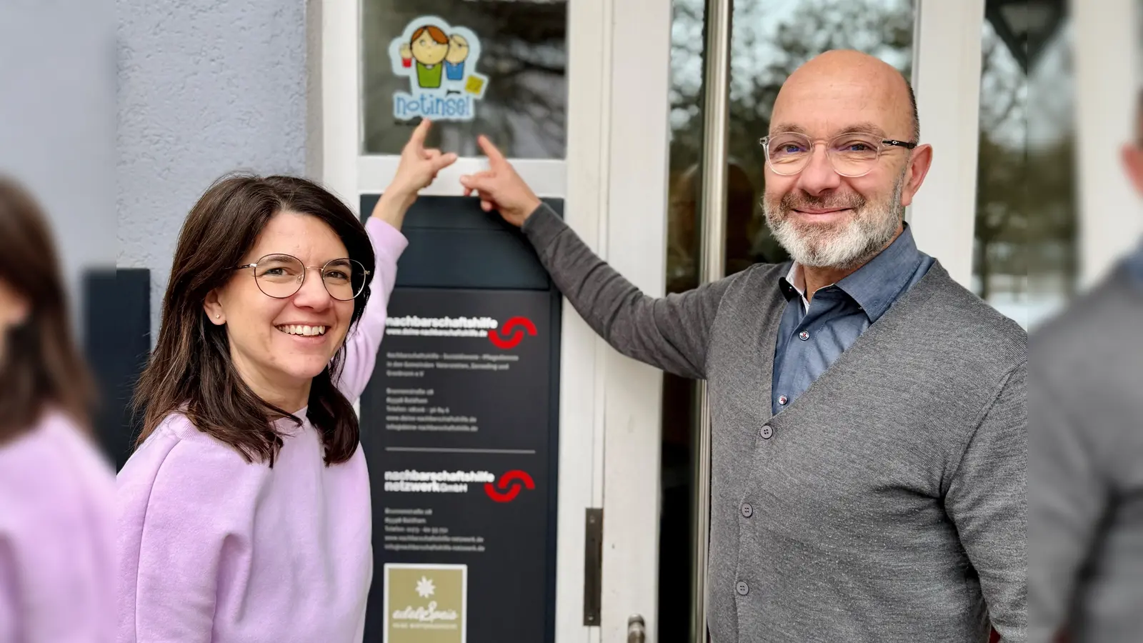 Annabell Wegner und Oliver Westphalen freuen sich, nun auch als Notinsel für Kinder fungieren zu können. (Foto: NbH)