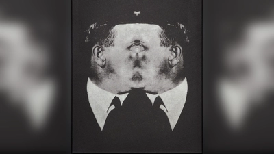 „F wie Führer” lautet der Titel dieses Werkes (Siebdruck) von Mio Okido. (Foto: Mio Okido, VG Bild-Kunst, Bonn 2026)