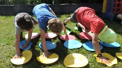 Unter anderem gibt es Spielstationen mit Bewegungsspielen. (Foto: Echo e.V.)