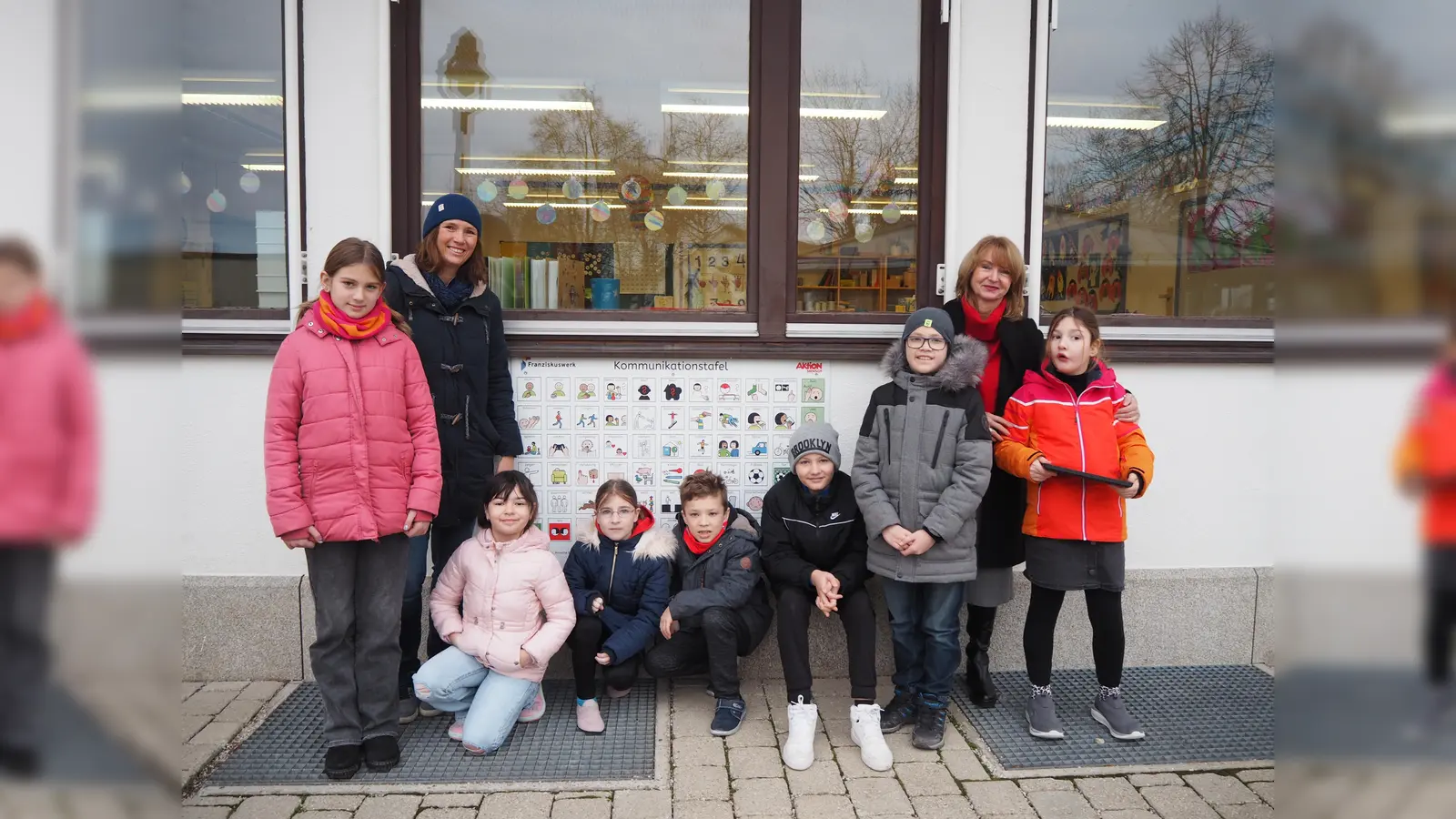 An der Grundschule Röhrmoos erleichtert die Tafel die Kommunikation zwischen den Schülern. (Foto: Grundschule Röhmoos)