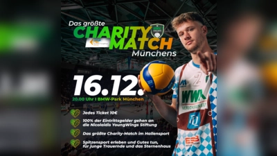 »Wir hoffen auf 6.000 Zuschauer. Erreichen wir das, stehen 60.000 Euro für junge Trauernde bereit – ein Beitrag, der wirklich etwas verändert«, sagt Jonas Kaminiski.  (Foto: WWK Volleys)