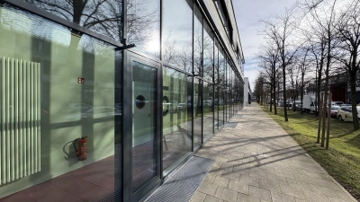 Das AMP befindet sich in der Adi-Maislinger-Straße 18. Beim Kennenlerntag gibt es Führungen durch alle Räume und es werden Fragen beantwortet.  (Foto: Feierwerk)
