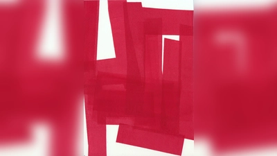 Monika Huber, o.T., 2006, Druckfarbe auf Papier, 21×15 cm. (Foto: VG Bild-Kunst)