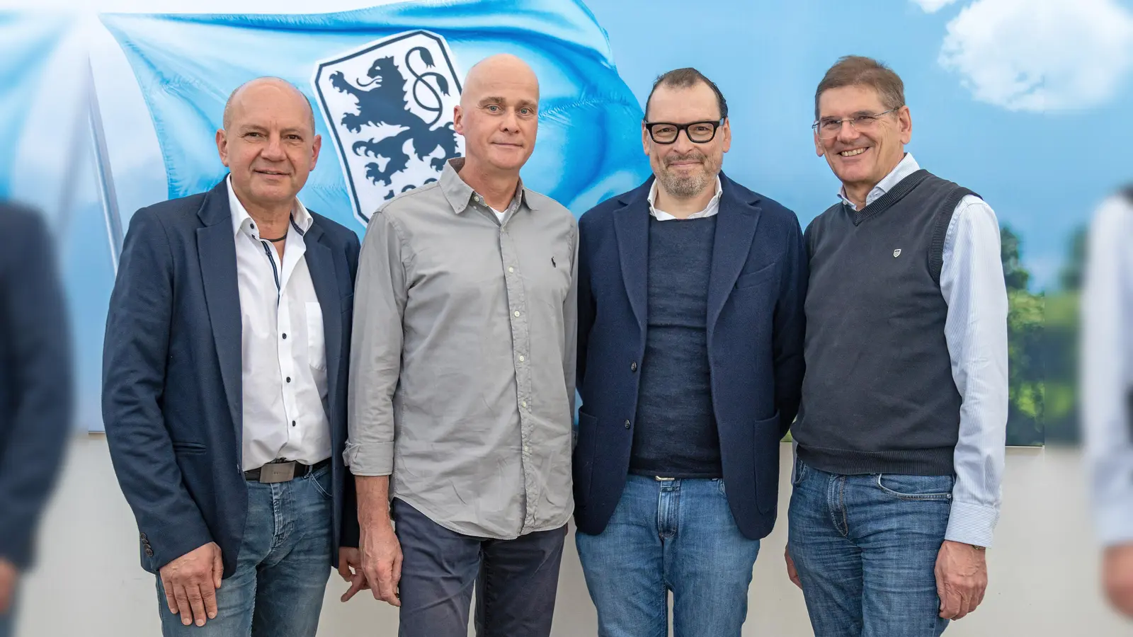 Präsidiumsriege: Norbert Steppe, Robert Reisinger, Karl-Christian Bay, Heinz Schmidt (v.l.n.r).  (Foto: Anne Wild)