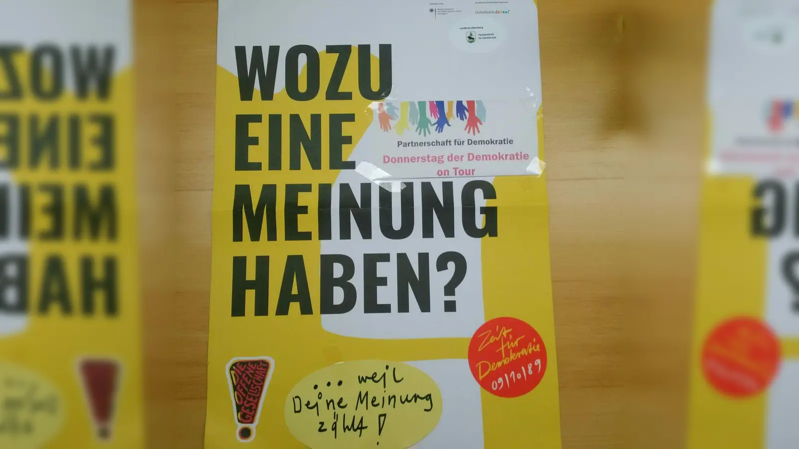 Die Partnerschaft für Demokratie sucht neue Mitglieder für ihren Ausschuss. (Foto: Julia Bissinger)