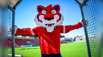 Natürlich wird auch das Maskottchen der SpVgg Unterhaching am Samstag mit von der Partie sein. (Foto: SpVgg Unterhaching)