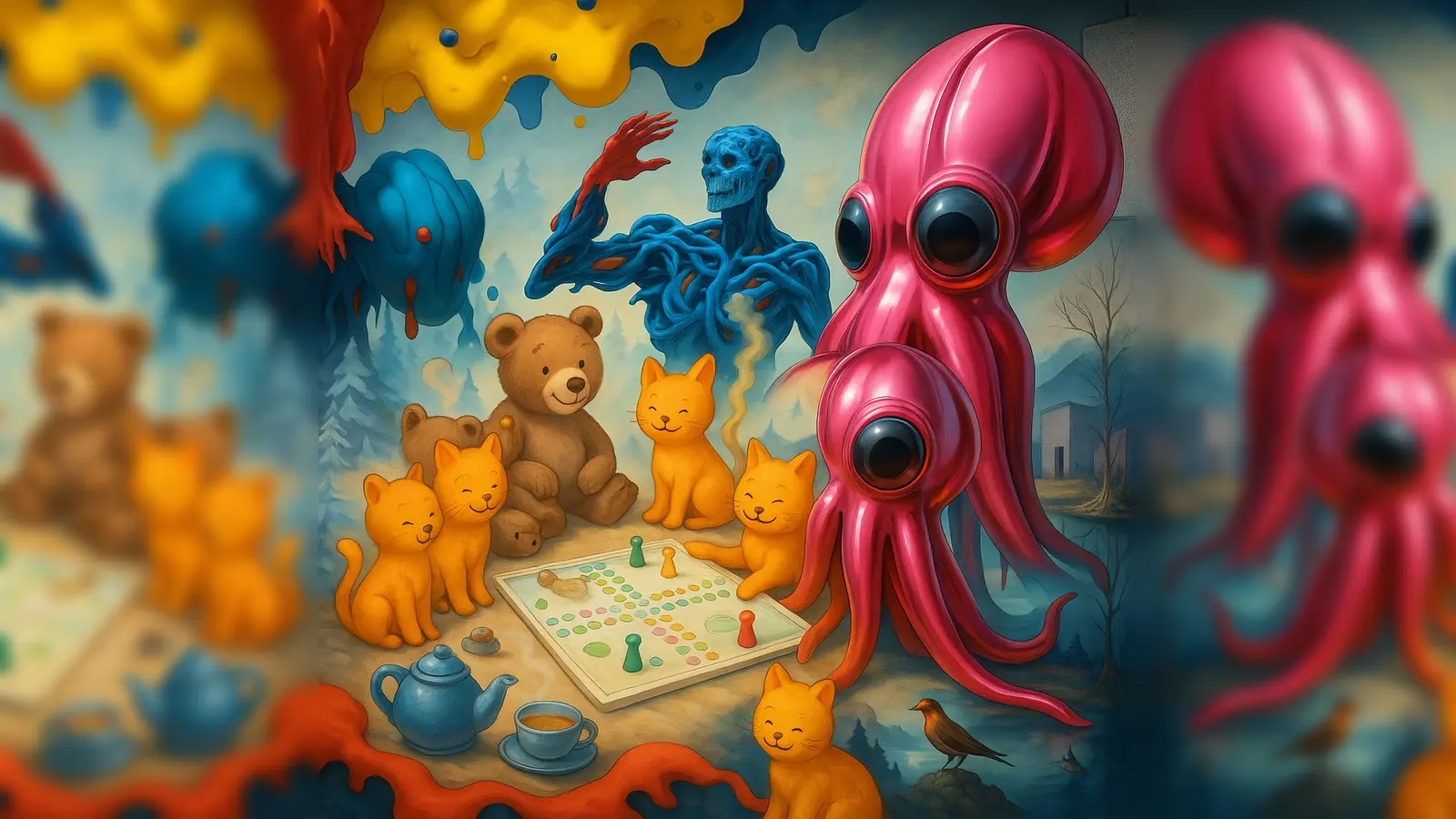 In der Ausstellung „Kunst im Spannungsfeld der KI ...” werden Grenzen ausgelotet. (Foto: Fabian Vogl)