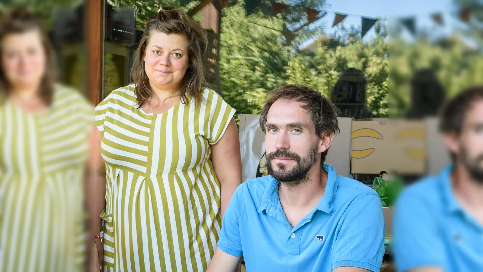 Anna Dorothea Klug und Nikolaus Faßlrinner präsentieren gemeinsam ihre Werke in Berg. (Foto: Kees van Surksum)