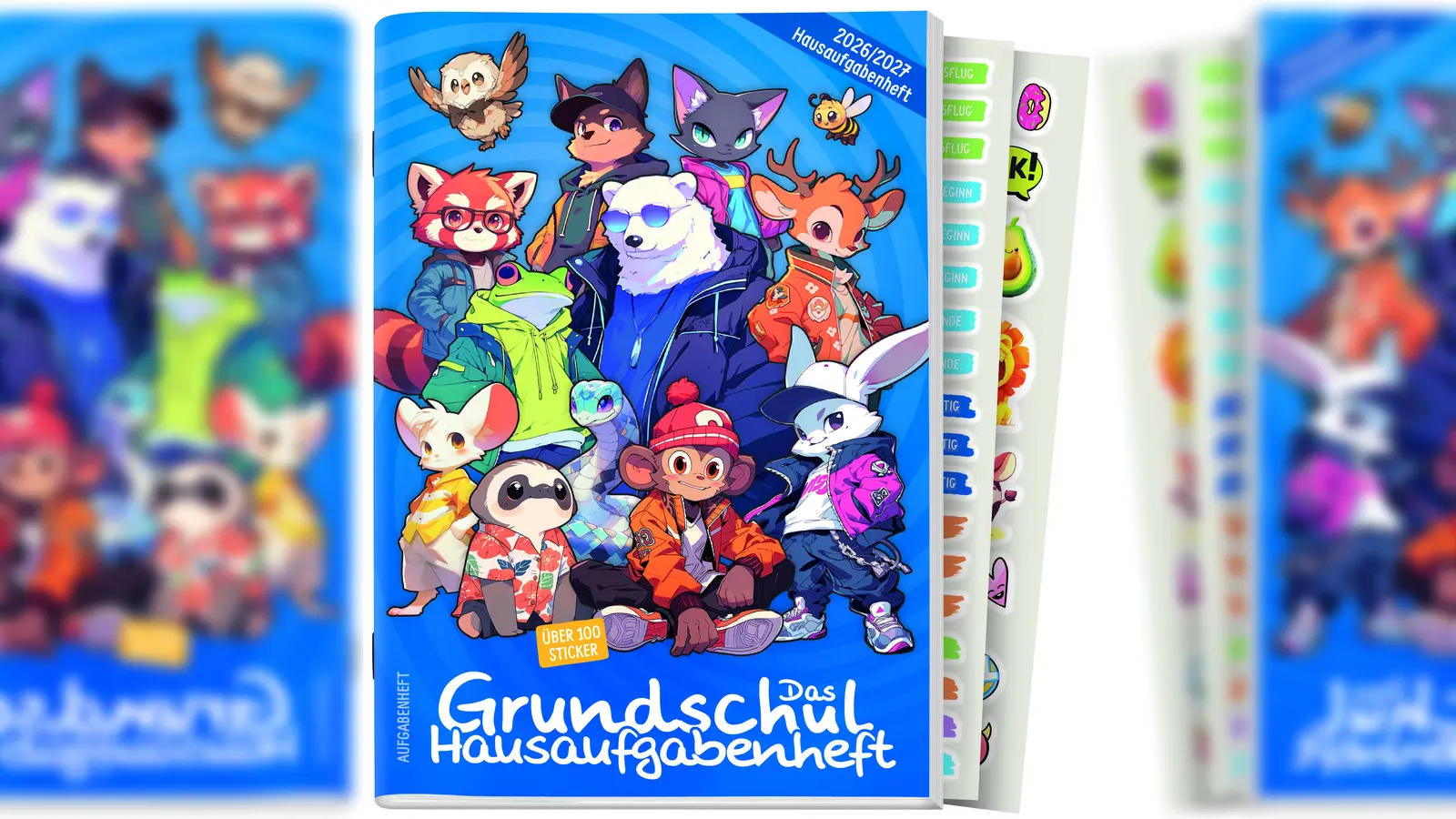 Mit diesem Grundschul-Hausaufgabenheft wird der Schulstart zum Vergnügen. (Foto: Häfft)